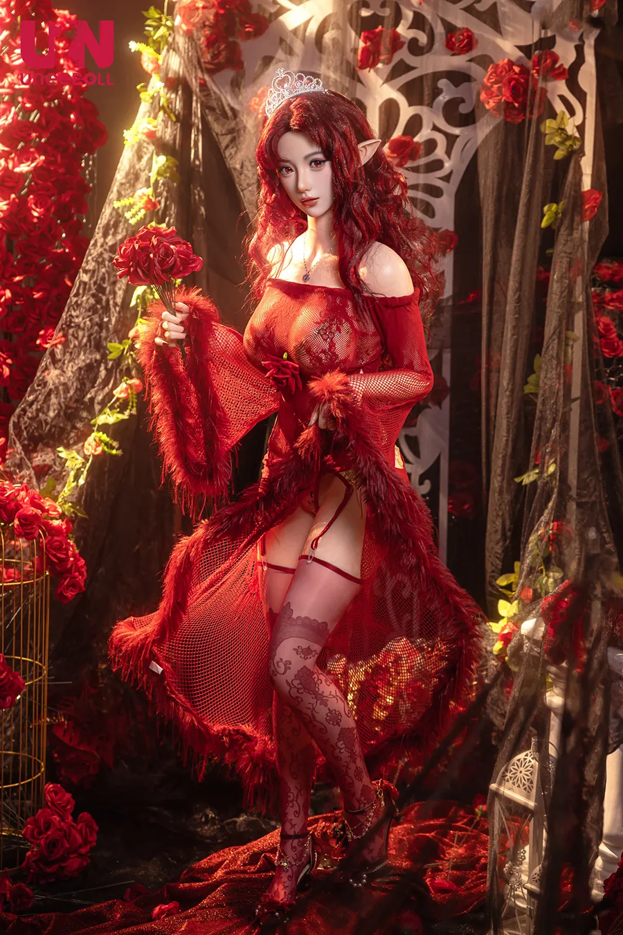 uneedoll Aria: 158cm Flame Spirit Princess Silicone Elf Doll